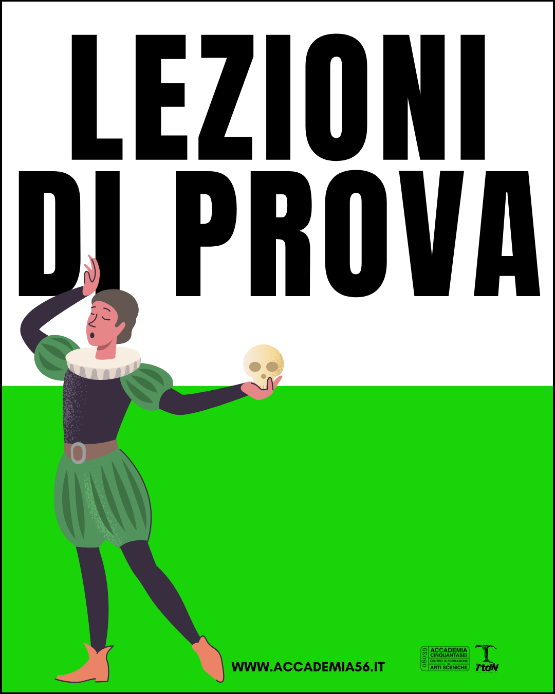 🎭  Lezioni di prova – Accademia56